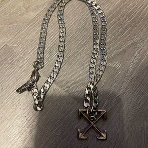 Off white virgil abloh arrow head necklace